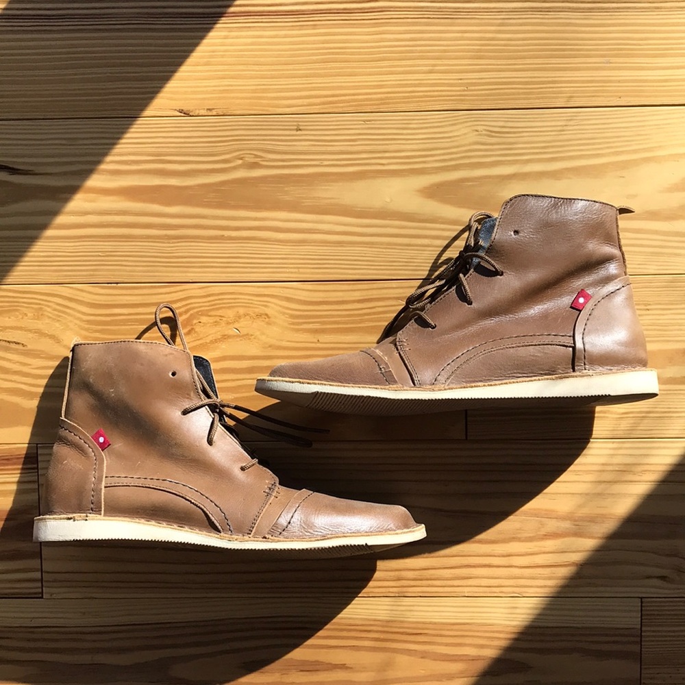 Oliberte LALLO Rustic Brown Pullup Boots